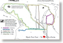 Hiking Map of Myrtle Point Park